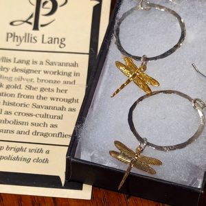 Dragonfly earrings